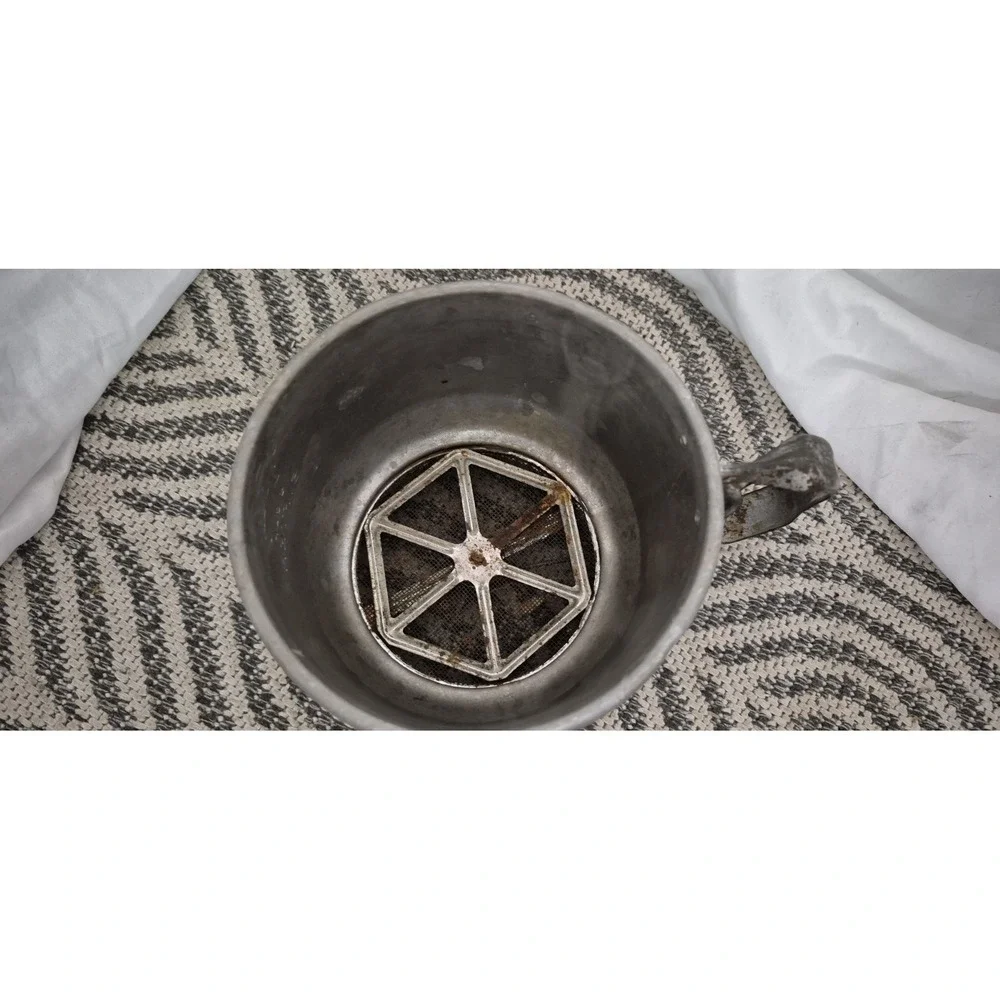 Vintage‎ Foley Flour Sifter  Hand Crank • 5 Cup Farm Kitchen